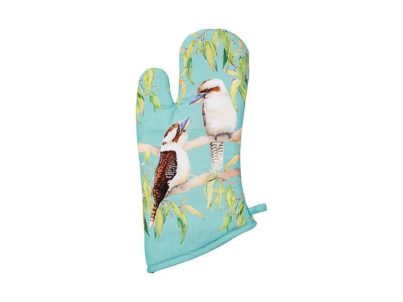 Maxwell & Williams Katherine Castle Bird Talk Oven Mitt Kookaburras Aprons, Mitts & Gloves The Cooks Kitchen Mandurah 