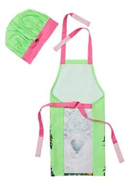 Maxwell & Williams Marini Ferlazzo Wild Planet Child Apron & Hat Set Wombat Aprons, Mitts & Gloves The Cooks Kitchen 