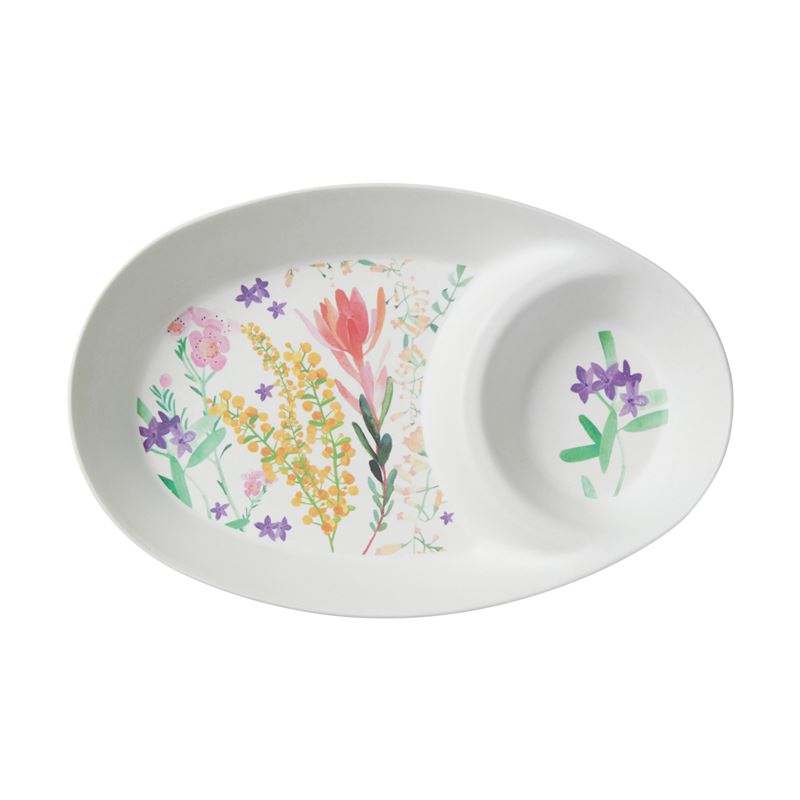 Maxwell & Williams Wildflowers - Bamboo Small Serving Platter 27x18cm