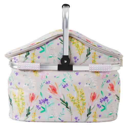 Maxwell & William S Wildflowers - Insulated Picnic Carry Basket 40l