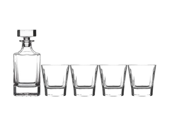 Maxwell & Williams Diamante 5pc Whisky Set