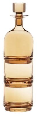 Maxwell & Williams Glamour 3pc Stacked Decanter Set Gold Decanter Sets The Cooks Kitchen 