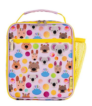 Maxwell & Williams Kasey Rainbow - Critters Insulated Lunch Bag - Pink