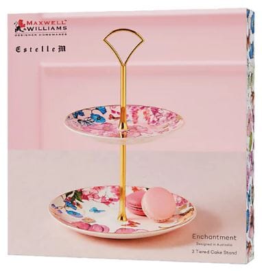 Maxwell & Williams - Estelle Michaelides - Enchantment - 2 Tier Cake Stand Servingware The Cooks Kitchen 