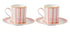Maxwell & Williams Teas & C's - Regency Demi Cup & Saucer 100ml Set Of 2 - Pink