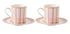 Maxwell & Williams Teas & C's - Regency Demi Cup & Saucer 100ml Set Of 2 - Pink Mugs - Cups & Saucers The Cooks Kitchen 