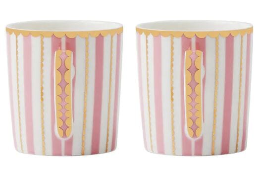 Maxwell & Williams Teas & C's - Regency Demi Cup & Saucer 100ml Set Of 2 - Pink Mugs - Cups & Saucers The Cooks Kitchen 