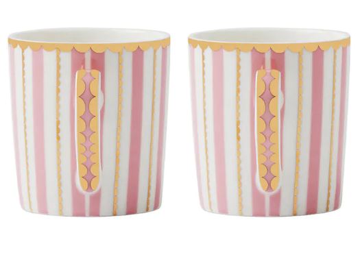 Maxwell & Williams Teas & C's - Regency Demi Cup & Saucer 100ml Set Of 2 - Pink