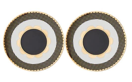 Maxwell & Williams Teas & C's - Regency Demi Cup & Saucer 100ml Set Of 2 - Black Mugs - Cups & Saucers The Cooks Kitchen 