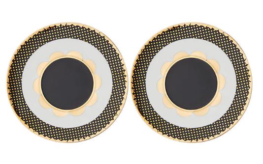 Maxwell & Williams Teas & C's - Regency Demi Cup & Saucer 100ml Set Of 2 - Black