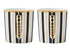 Maxwell & Williams Teas & C's - Regency Demi Cup & Saucer 100ml Set Of 2 - Black