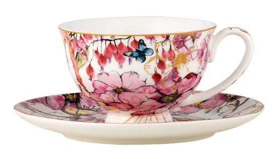 Maxwell & Williams - Estelle Michaelides - Enchantment Footed Cup & Saucer 200ml Mugs - Cups & Saucers The Cooks Kitchen 