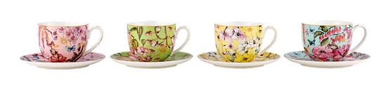 Maxwell & Williams - Estelle Michaelides - Enchantment Cup & Saucer 280ml Set Of 4