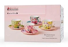 Maxwell & Williams - Estelle Michaelides - Enchantment Cup & Saucer 280ml Set Of 4 Mugs - Cups & Saucers The Cooks Kitchen 