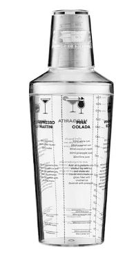 Maxwell & Williams Cocktail & Co Recipe Shaker 700ml