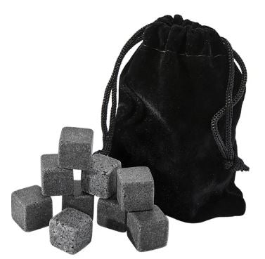 Maxwell & Williams Cocktail & Co Reuseable Whisky Stone S/9 Charcoal