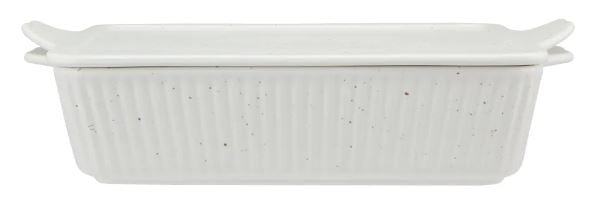 Maxwell & Wiliams Speckle - Rectangle Baker With Tray Lid 28x20cm - Cream