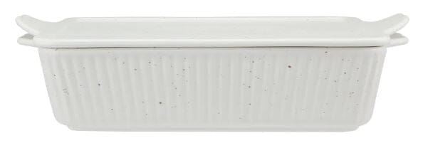 Maxwell & Wiliams Speckle - Rectangle Baker With Tray Lid 28x20cm - Cream Baking Tins, Trays, Pans & Ramekins The Cooks Kitchen 