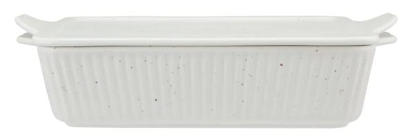 Maxwell & Wiliams Speckle - Rectangle Baker With Tray Lid 28x20cm - Cream