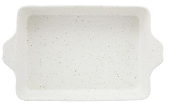 Maxwell & Wiliams Speckle - Rectangle Baker With Tray Lid 33x23cm - Cream Baking Tins, Trays, Pans & Ramekins The Cooks Kitchen 