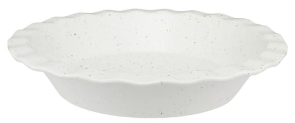 Maxwell & Williams Speckle - Fluted Pie Dish 25x4.5cm - Cream