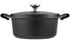 Maxwell & Williams Agile - Non-stick Casserole 24cm/4.2 - Black