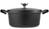 Maxwell & Williams Agile - Non-stick Casserole 24cm/4.2 - Black Casseroles The Cooks Kitchen 
