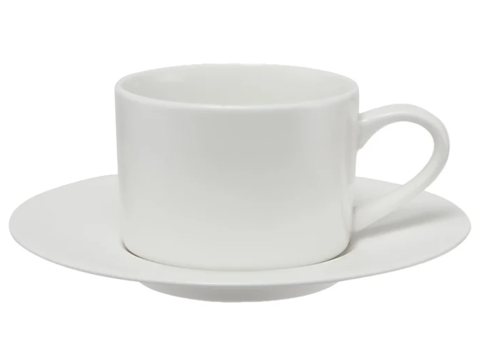 Maxwell & Williams White Basics Straight Cup And Saucer 230ml