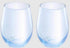 Maxwell & Williams Glamour - Stemless Wine Glass 540ml Set Of 2 - Blue