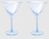 Maxwell & Williams Glamour - Martini Glass 230ml Set Of 2 - Blue