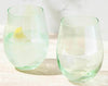 Maxwell & Williams Glamour - Stemless Wine Glasses 540ml Set Of 2 - Green