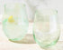 Maxwell & Williams Glamour - Stemless Wine Glasses 540ml Set Of 2 - Green