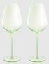 Maxwell & Williams Glamour - Wine Glasses 480ml Set Of 2 - Green