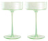 Maxwell & Williams Glamour - Coupe Glass 240ml Set Of 2 - Green