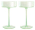 Maxwell & Williams Glamour - Coupe Glass 240ml Set Of 2 - Green Champagne The Cooks Kitchen 