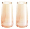 Maxwell & Williams Glamour - High Ball Glass 480ml Set Of 2 - Coral