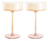 Maxwell & Williams Glamour - Coupe Glass 240ml Set Of 2 - Coral