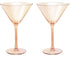 Maxwell & Williams Glamour - Martini Glass 230ml Set Of 2 - Coral