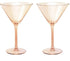 Maxwell & Williams Glamour - Martini Glass 230ml Set Of 2 - Coral Cocktail The Cooks Kitchen 