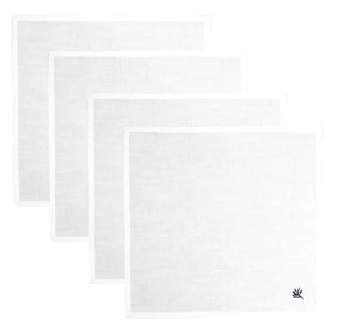 Maxwell & Williams - Blue Coral Cotton Napkin - 45x45cm - Set Of 4