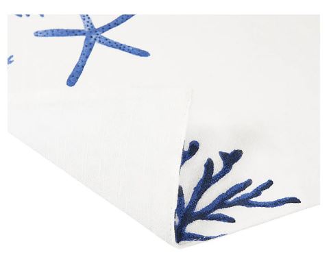 Maxwells & Williams  - Blue Coral Cotton Placemats - 45x30cm 