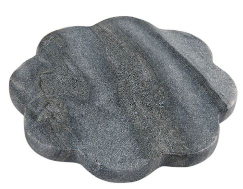 Maxwell & Williams Coaster Collective Scallop Marble 11.5cm Coaster Charcoal