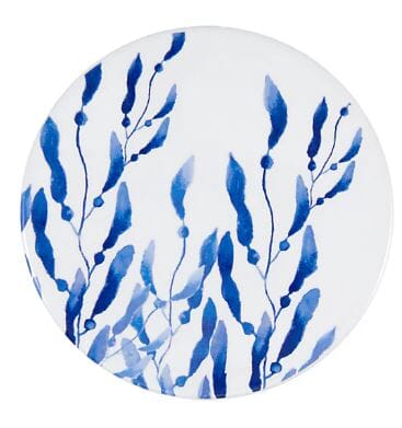 Maxwell & Williams Blue Coral - Seaweed Ceramic Round Coaster 10cm Placemats & Coasters The Cooks Kitchen 