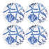 Maxwell & Williams Blue Coral - Round Corkback Coasters Set Of 4 Placemats & Coasters The Cooks Kitchen 
