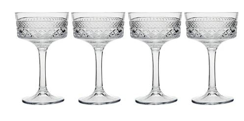 Maxwell & Williams Speakeasy Champagne Coupe Glass - 280ml Set Of 4