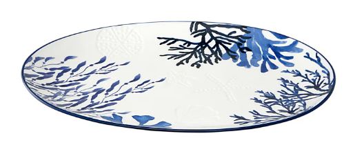 Maxwell & Williams - Blue Coral Oval Platter - 40x30cm