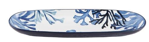 Maxwell & Williams - Blue Coral Oblong Platter - 40x12.5x4cm Platters & Bowls The Cooks Kitchen 