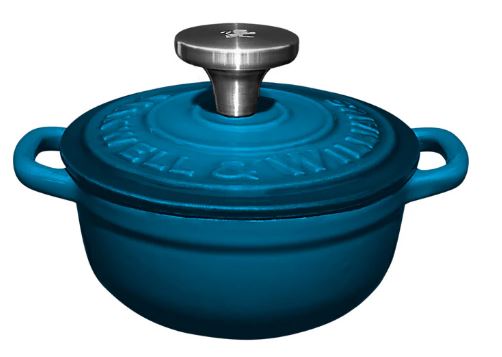 Maxwell & Williams Cast Iron Cocotte 9.5cm/260ml - Midnight Blue