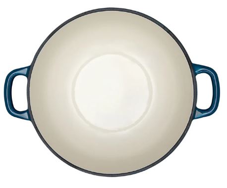 Maxwell & Williams Cast Iron Round Casserole 24cm/3.3l - Midnight Blue
