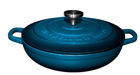 Maxwell & Williams Cast Iron Braisier 27cm/3.3l - Midnight Blue